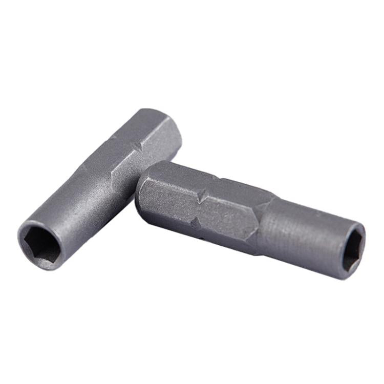 2pcs/Pack Screwdriver Drill Adapter Hexagonal Handle Screwdriver Tool Conversion Connector