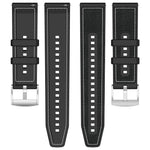 xDfind Hybrid Nylon Braid Silicone Watch Band, For Huawei Watch Fit4 / Fit3 / Fit4 Pro 20mm, For Huawei Watch D2 22mm