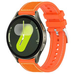 xDfind Hybrid Nylon Braid Silicone Watch Band, For Samsung Galaxy Watch Ultra/Ultra 2025 22mm, For Samsung Galaxy Watch 7 / 6 / 5 / FE 20mm