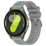 xDfind Hybrid Nylon Braid Silicone Watch Band, For Samsung Galaxy Watch Ultra/Ultra 2025 22mm, For Samsung Galaxy Watch 7 / 6 / 5 / FE 20mm