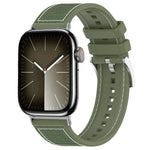 xDfind Hybrid Nylon Braid Silicone Watch Band, For Apple Watch 42 / 44 / 45 / 46 / 49mm 22mm, For Apple Watch 38 / 40 / 41 / S10 42mm 20mm