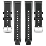 xDfind Hybrid Nylon Braid Silicone Watch Band, For Apple Watch 42 / 44 / 45 / 46 / 49mm 22mm, For Apple Watch 38 / 40 / 41 / S10 42mm 20mm
