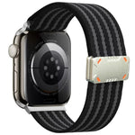 Mecha Armor Magnetic Buckle Nylon Watch Band, For Apple Watch 46mm / 49mm / 45mm / 44mm, For Apple Watch 42mm / 41mm / 40mm / 38mm