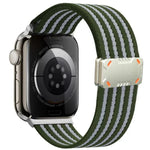 Mecha Armor Magnetic Buckle Nylon Watch Band, For Apple Watch 46mm / 49mm / 45mm / 44mm, For Apple Watch 42mm / 41mm / 40mm / 38mm