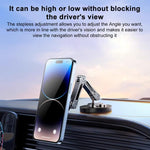 360 Degree Rotating Adhesive Magnetic Car Holder, 3-folding, 2-folding