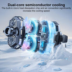 H5 17mm Universal Ball RGB Semiconductor Heat Dissipation Car Phone Holder Base, H5
