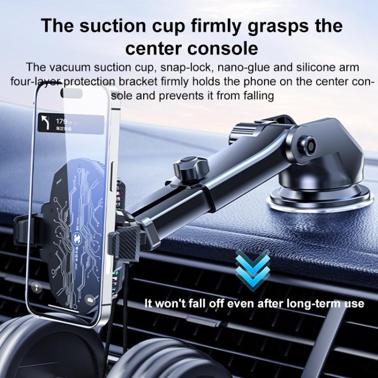 H5 17mm Universal Ball RGB Semiconductor Heat Dissipation Car Phone Holder Base, H5