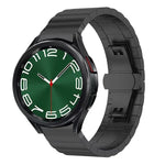 xDfind One-bead Bamboo Solid Stainless Steel Watch Band, For Samsung Galaxy Watch8 / Wacth8 Classic 22mm, For Samsung Galaxy Watch 7 / 6 / 5 / FE 20mm, For Samsung Galaxy Fit3 SM-R390 18mm