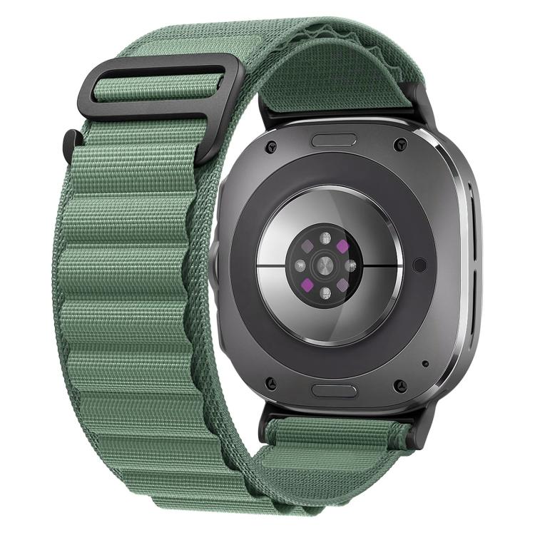 xDfind Black Buckle Loop Nylon Watch Band, For Samsung Galaxy Watch Ultra 47mm / Ultra 2025, For Samsung Galaxy Watch8 / 8 Classic