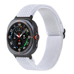 Wave Pattern Nylon Braided Watch Band, For Samsung Galaxy Watch8 / Watch8 Classic