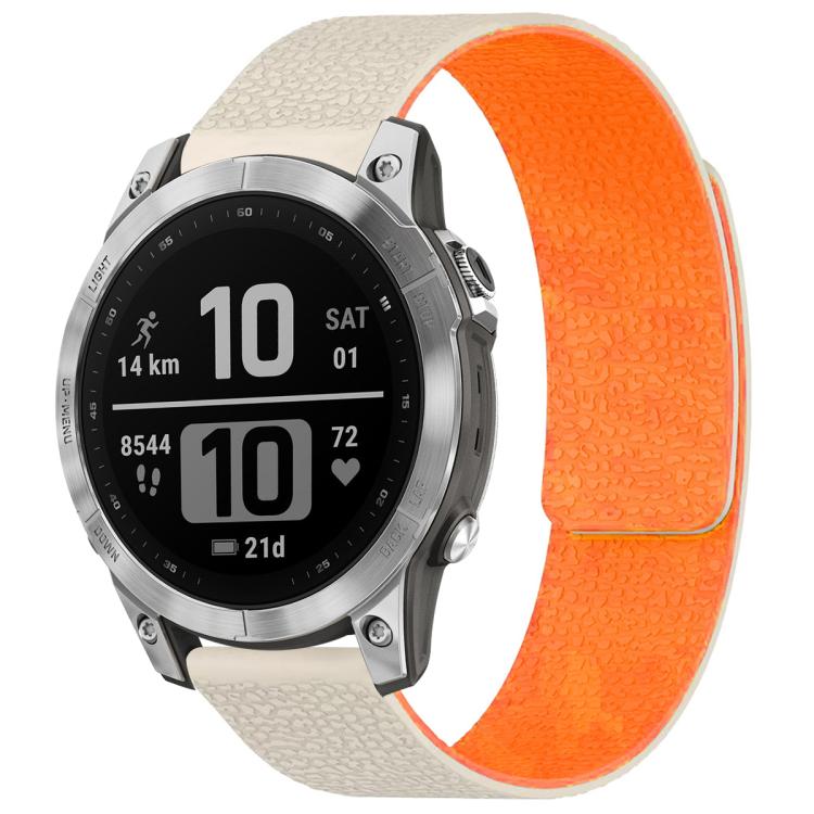 xDfind Litchi Texture Magnetic Silicone Watch Band, For Garmin Fenix 8/7X/6X/5X 26mm, For Garmin Fenix 8/7/6/5 22mm, For Garmin Fenix 8/7S/6S/5S 20mm, For Garmin Forerunner 45 / 45S / Swim 2 18mm