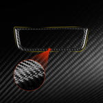 Carbon Fiber Car Air Conditioner Switch Panel B Decorative Sticker for SEAT Ibiza 2009-2014, Left and Right Driver, Air Conditioner Switch Panel B
