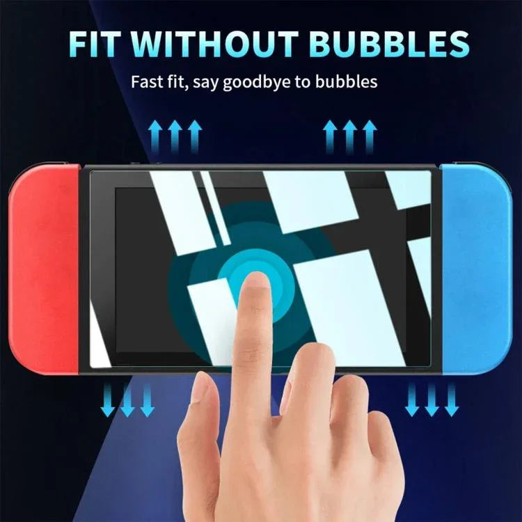 Dust-Free Warehouse HD Curved Edge Tempered Film, For Nintendo Switch 2, For Nintendo Switch OLED, For Nintendo Switch