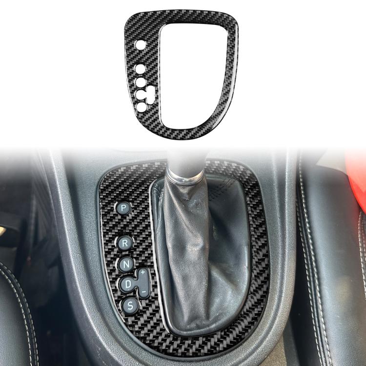 Carbon Fiber Car Gear Position Panel Decorative Sticker for SEAT Leon 2005-2012, Gear Position Panel, Left Driver, Gear Position Panel, Right Driver
