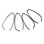 4pcs/Set Carbon Fiber Car Inner Door Handle Panel Decorative Sticker for SEAT Leon 2005-2012, Left and Right Driver, Inner Door Handle Panel