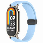 xDfind Folding Buckle Silicone Watch Band, 12mm