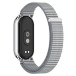 xDfind Metal Connector Nylon Braided Loop Watch Band, For Xiaomi Smart Band 10 / 9 / 8 / NFC
