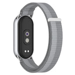 xDfind Metal Connector Nylon Braided Loop Watch Band, For Xiaomi Smart Band 10 / 9 / 8 / NFC
