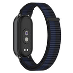 xDfind Metal Connector Nylon Braided Loop Watch Band, For Xiaomi Smart Band 10 / 9 / 8 / NFC