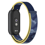 xDfind Metal Connector Nylon Braided Loop Watch Band, For Xiaomi Smart Band 10 / 9 / 8 / NFC