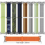 xDfind Metal Connector Nylon Braided Loop Watch Band, For Xiaomi Smart Band 10 / 9 / 8 / NFC