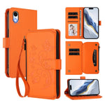 Butterfly Love Flower Multi-card Zipper Wallet Leather Phone Case, For iPhone 11 Pro Max, For iPhone 11, For iPhone 11 Pro, For iPhone X / XS, For iPhone XR, For iPhone XS Max