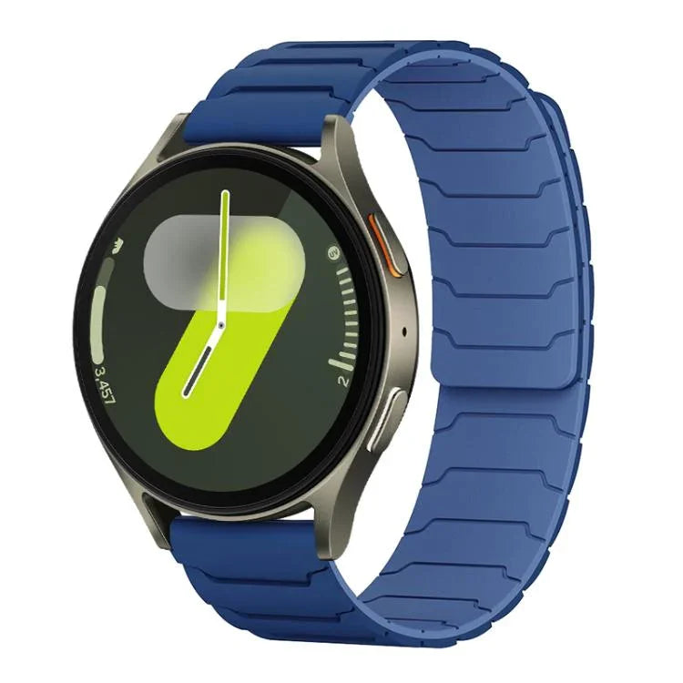 xDfind Magnetic Silicone Watch Band, For Samsung Galaxy Watch Ultra / Ultra 2025, For Samsung Galaxy Watch8 / 8 Classic, For Samsung Galaxy Watch 7 / 6 / 5 / FE