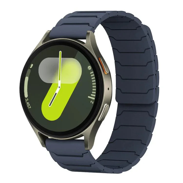 xDfind Magnetic Silicone Watch Band, For Samsung Galaxy Watch Ultra / Ultra 2025, For Samsung Galaxy Watch8 / 8 Classic, For Samsung Galaxy Watch 7 / 6 / 5 / FE