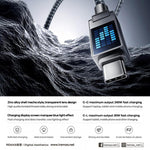 REMAX CB01 3A USB to Type-C Aluminum Alloy Braided Fast Charging Data Cable with LED Light, Length: 1.2m, USB to Type-C