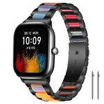 xDfind Three Beads Metal Resin Watch Band, 14mm, 18mm, 20mm, 22mm