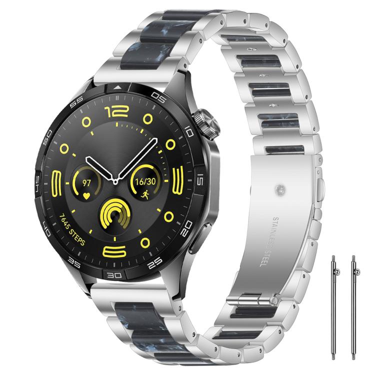 xDfind Three Beads Metal Resin Watch Band, 14mm, 18mm, 20mm, 22mm