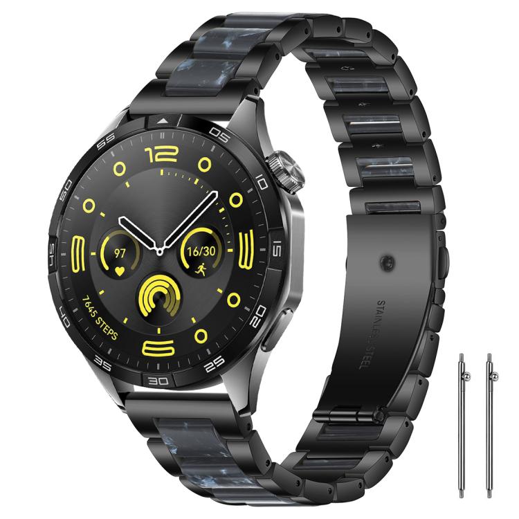 xDfind Three Beads Metal Resin Watch Band, 14mm, 18mm, 20mm, 22mm