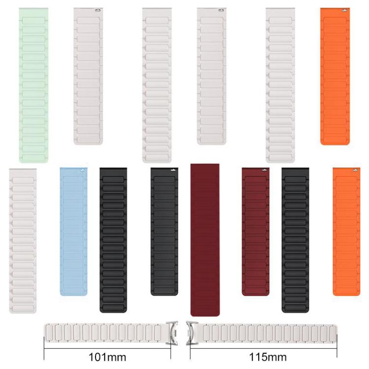 xDfind I-shaped Magnetic Silicone Watch Band, For Xiaomi Smart Band 10 / 9 / 8