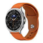 xDfind Rivet Buckle Genuine Leather Watch Band, For Samsung Galaxy Watch Ultra / Ultra 2025, For Samsung Galaxy Watch8 / 8 Classic