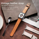 xDfind Rivet Buckle Genuine Leather Watch Band, For Apple Watch 42 / 44 / 45 / 46 / 49mm, For Apple Watch 38 / 40 / 41 / S10 42mm