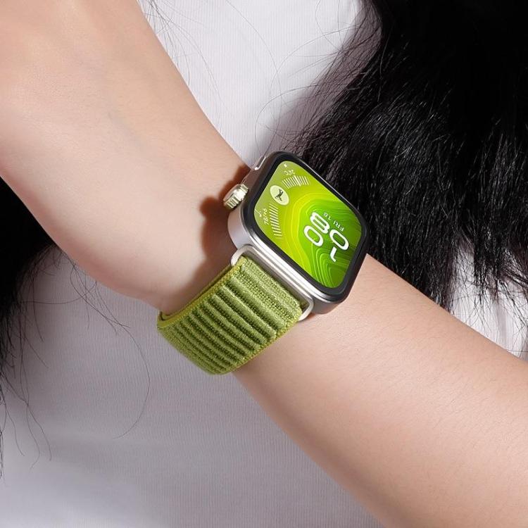 xDfind Woven Nylon Hook And Loop Fastener Watch Band, For Huawei Watch Fit4 / Fit4 Pro / Fit3