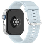 xDfind Silver Buckle Solid Color Silicone Watch Band, For Huawei Watch Fit4 Pro / Fit4 / Fit3