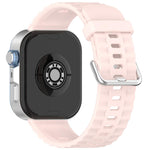 xDfind Silver Buckle Solid Color Silicone Watch Band, For Huawei Watch Fit4 Pro / Fit4 / Fit3