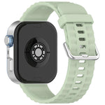 xDfind Silver Buckle Solid Color Silicone Watch Band, For Huawei Watch Fit4 Pro / Fit4 / Fit3