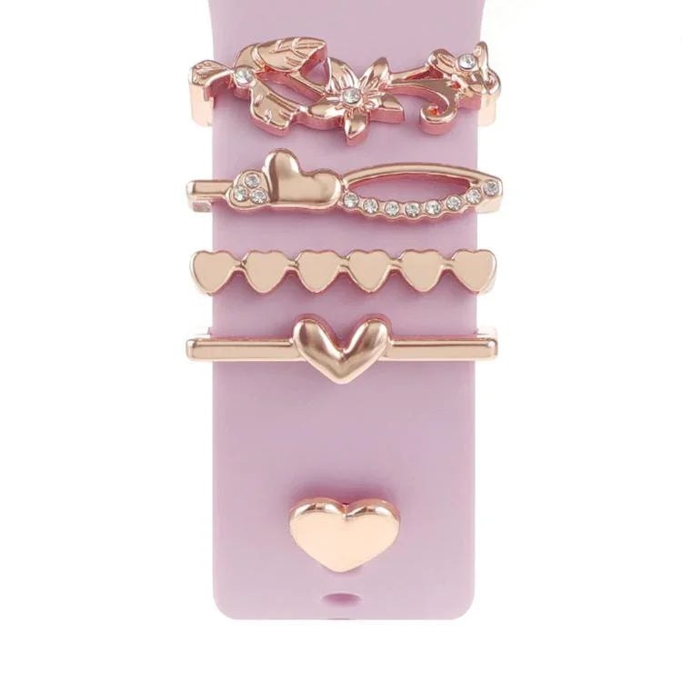 Smart Watch Band Decorative Ring Metal Accessories