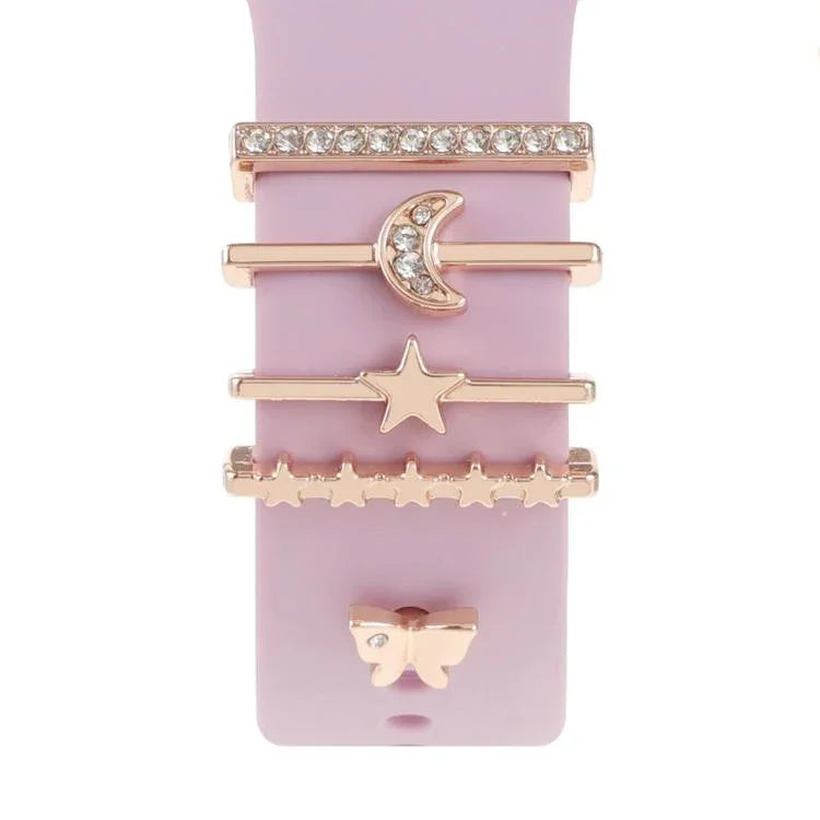Smart Watch Band Decorative Ring Metal Accessories