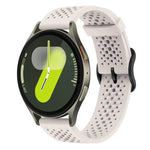 xDfind Breathable Silicone Watch Band, For Samsung Galaxy Watch Ultra / Ultra 2025, For Samsung Galaxy Watch8 / 8 Classic, For Samsung Galaxy Watch 7 / 6 / 5 / FE