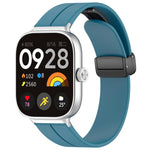 xDfind  Flat Head Groove Folding Black Buckle Silicone Watch Band, For Xiaomi Band 10 Pro / 9 Pro / Redmi Watch 6, For Redmi Watch 3 Active / Watch 3 Lite, For Redmi Watch 3