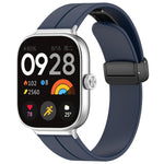 xDfind  Flat Head Groove Folding Black Buckle Silicone Watch Band, For Xiaomi Band 10 Pro / 9 Pro / Redmi Watch 6, For Redmi Watch 3 Active / Watch 3 Lite, For Redmi Watch 3