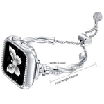 xDfind Twist Bracelet Diamond Metal Watch Band, For Apple Watch 42 / 44 / 45 / 46 / 49mm, For Apple Watch 38 / 40 / 41 / S10 42mm