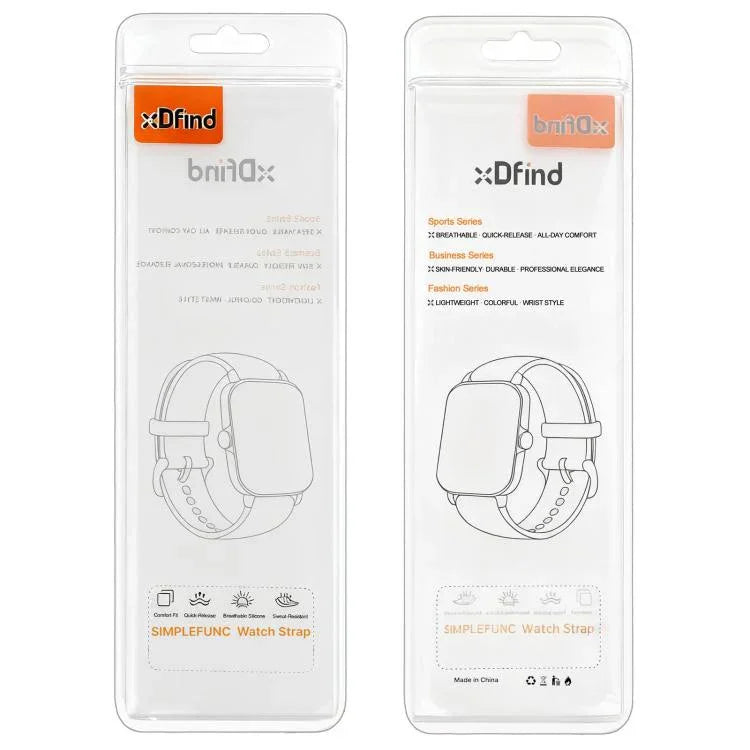 xDfind Gold Buckle Printed Silicone Watch Band, For Samsung Galaxy Fit3