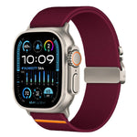 xDfind Parachute Buckle Stretch Nylon Watch Band, For Apple Watch 42 / 44 / 45 / 46 / 49mm, For Apple Watch 38 / 40 / 41 / S10 42mm