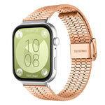 xDfind Seven Beads Buckle Stainless Steel Watch Band, For Huawei Watch Fit4 Pro / Fit4 / Fit3