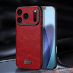 SULADA Shockproof TPU Hybrid Handmade Leather Phone Case, For iPhone 17 Pro Max, For iPhone 17 Pro, For iPhone 17, For iPhone Air