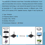 Measy AV230 2.4GHz Wireless Audio / Video Transmitter and Receiver with Infrared Return Function, Distance: 300m, AV230 Black